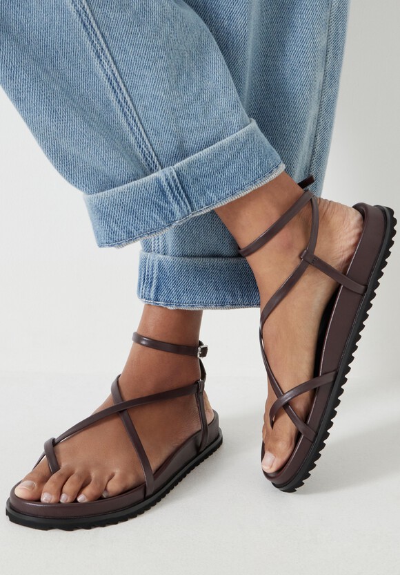 Thea Strappy Leather Sandals