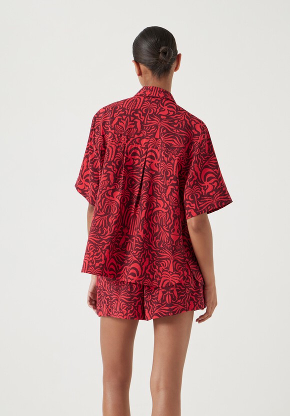 Air Flow Short Sleeve Collared Shirt