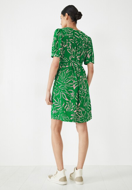 Caitlyn Wrap Mini Dress