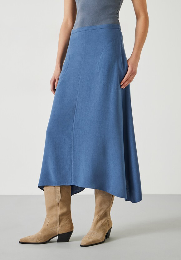 Layla Textured Midi Skirt