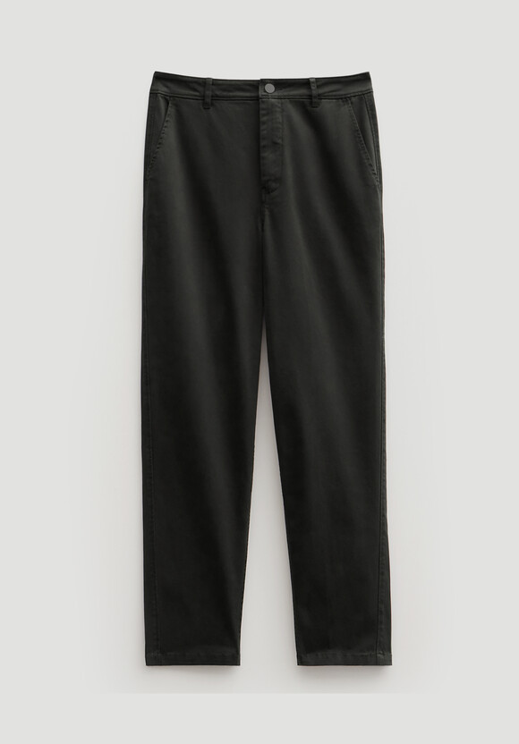 Tapered Leg Casual Trousers