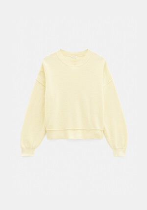 Cotton Boxy Rib Jumper