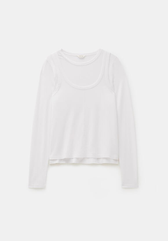 Double Layer Long Sleeve Top