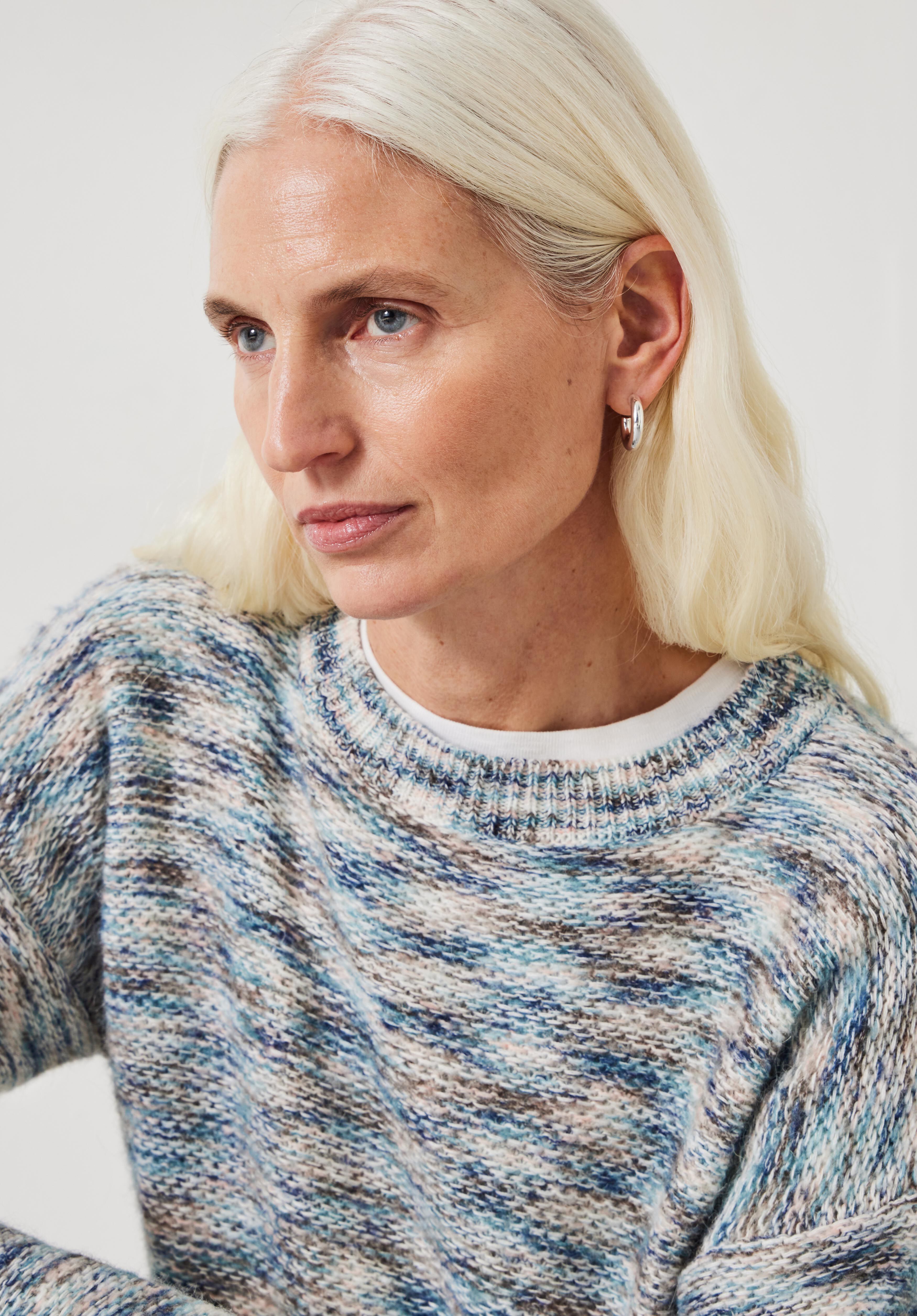Cece Relaxed Drop Shoulder Jumper | Ecru / Multi | hush