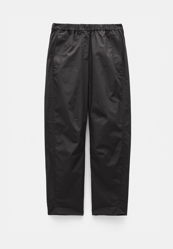 Jack Barrel Leg Pull On Lightweight Cotton Trousers