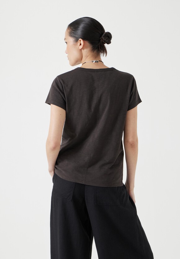 Slim Fit Slub Crew T-Shirt