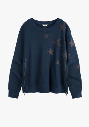 Stars Zipper Sweatshirt