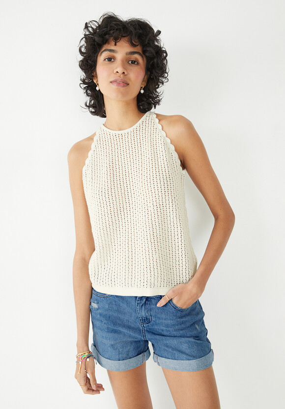 Lia Knitted Halter Top