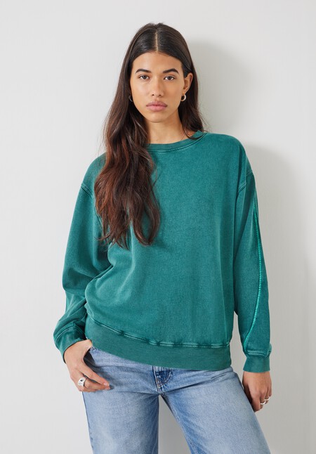 Contrast Stitch Sweatshirt