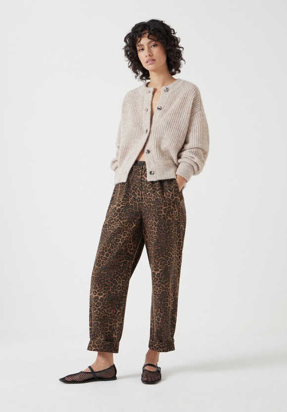 Chunky Ribbed Knitted Cardigan
