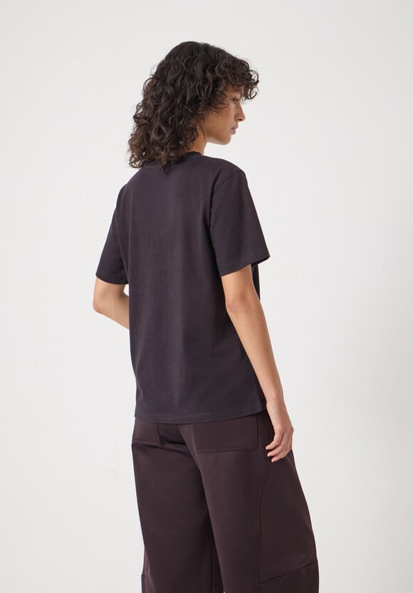 Metallic Graphic Cotton T-Shirt