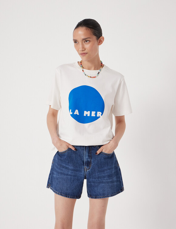 La Mer Graphic Cotton T-Shirt