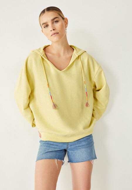 Sandy Cord Detail Hoodie