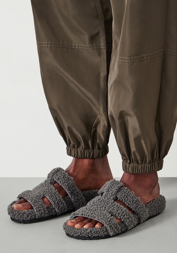 Kara Shearling Slides