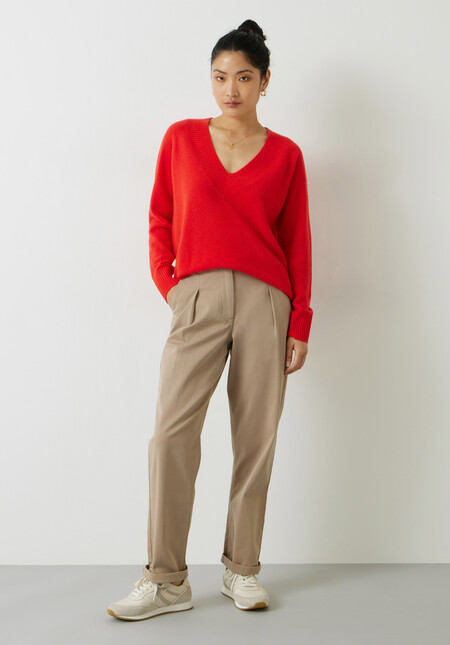 Maddie Cashmere V Neck Jumper