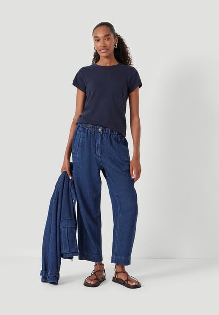 Supersoft Denim Barrel Leg Jeans