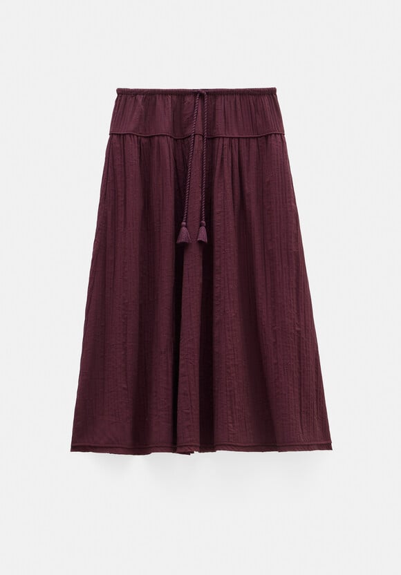 Gathered Detail Midi Skirt Gathered Detail Midi Skirt