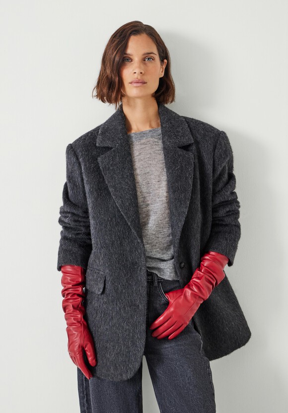 Dents Long Leather Gloves