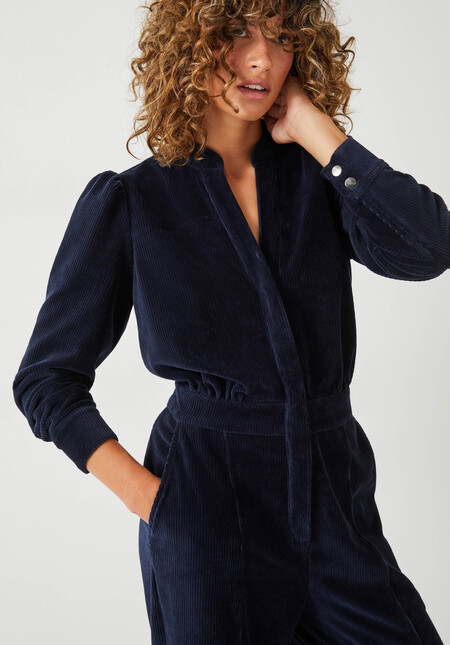 Joplin Cord Jersey Jumpsuit