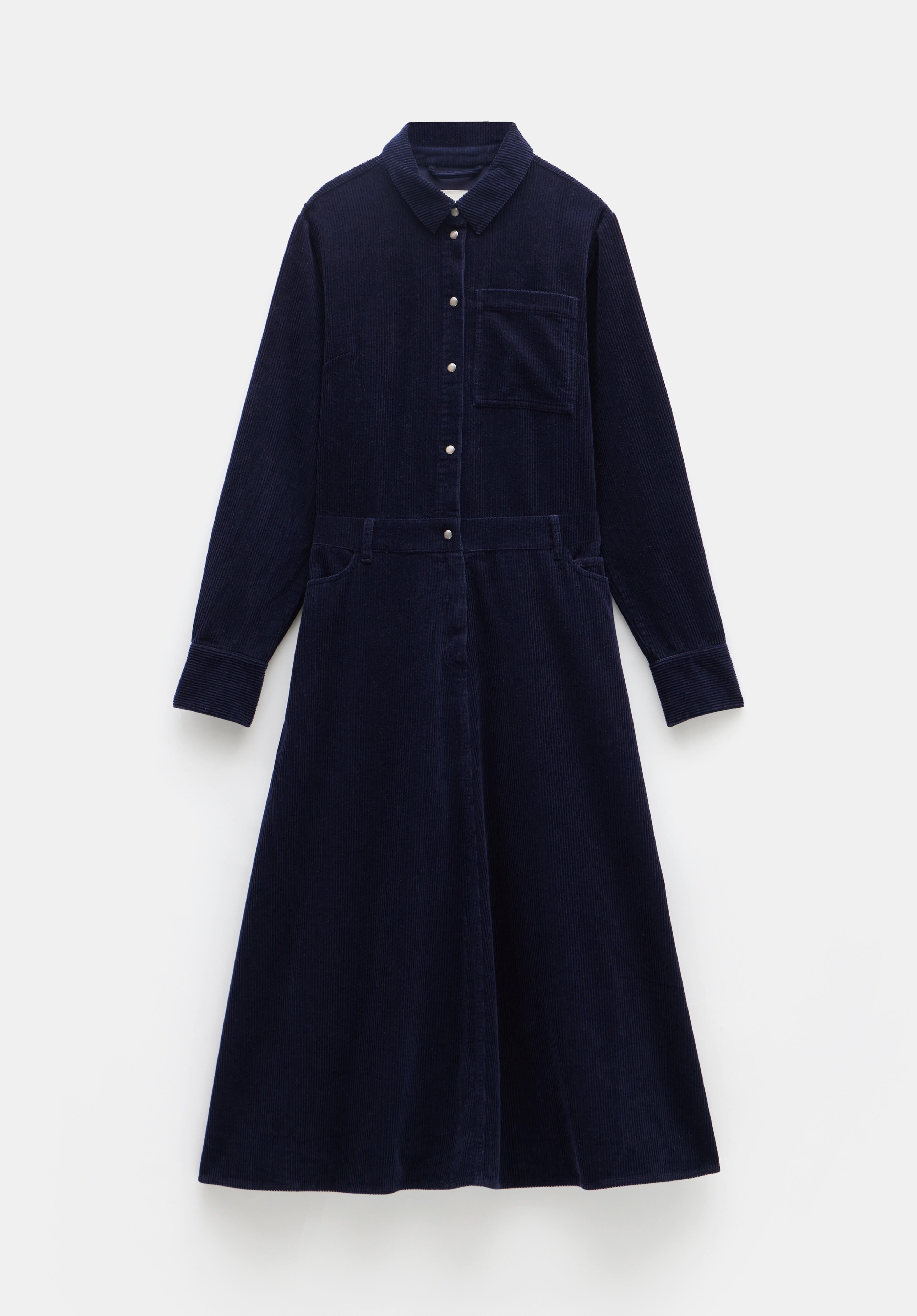 Midi corduroy dress online