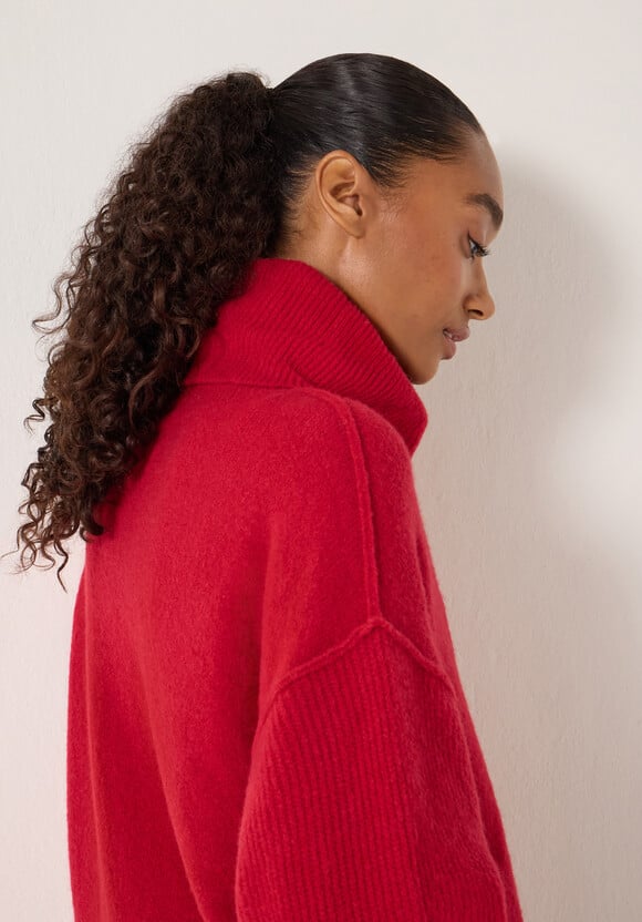 Meryl Wool Blend Roll Neck Jumper