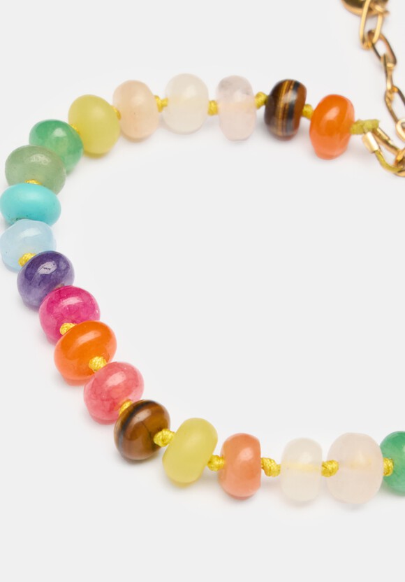 Semi Precious Beaded Bracelet
