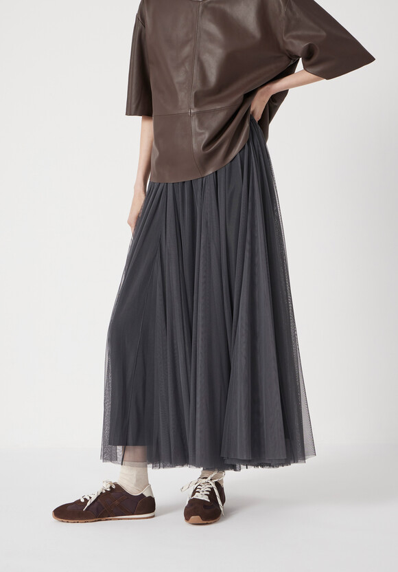 Millie Godet Maxi Skirt