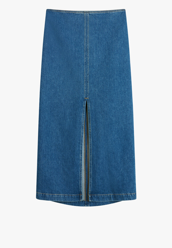 Rachel Denim Maxi Skirt