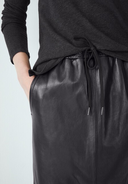 Mali Leather Skirt