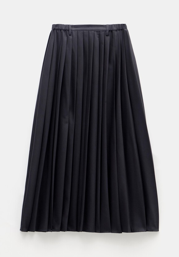 Violet Wool Maxi Skirt