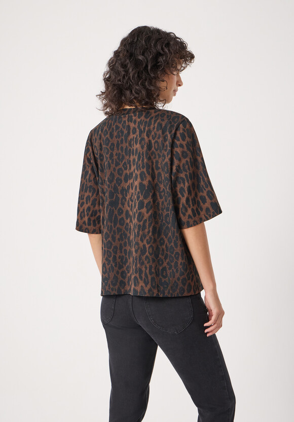 Romina Leopard Print T-Shirt