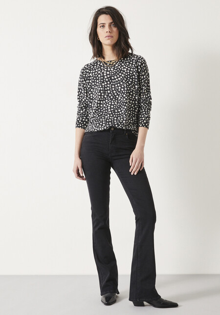 Malin Printed Wool Blend Jumper
