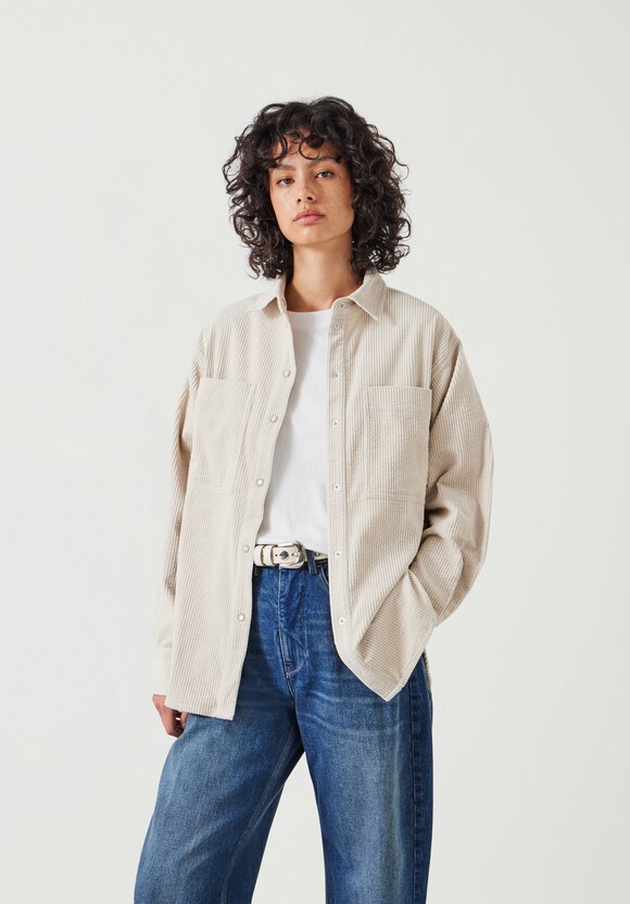 Cleo Oversized Cord Shirt