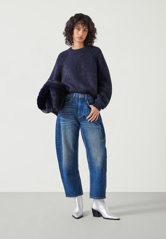 River Brushed Boxy Jumper