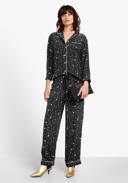 Piped Silk Pyjamas