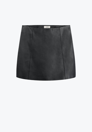 Leather Mini Skirt