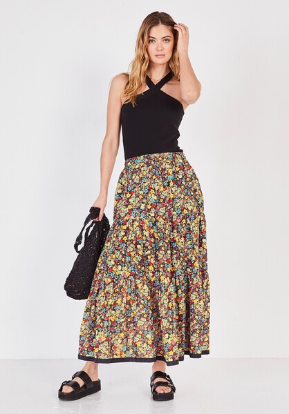 Cotton Maxi Skirt