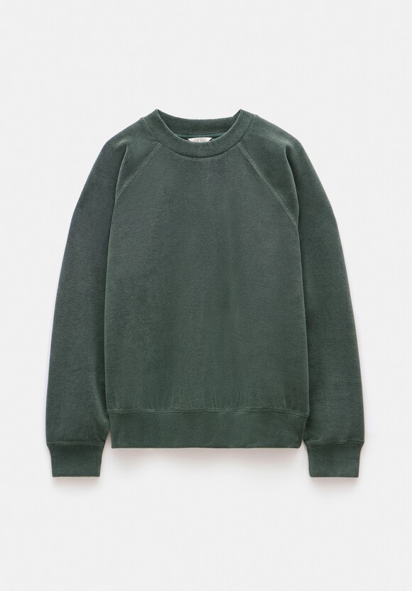 Towelling Raglan Sweatshirt