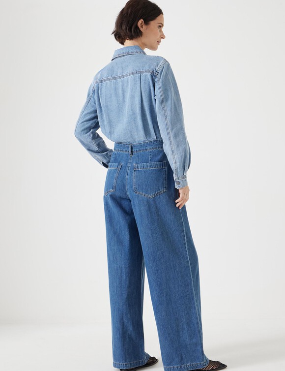 Two Tone Evelyn Denim Jumpsuit