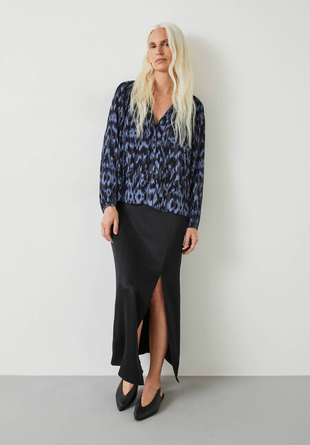 Mila Tie Neck Blouse