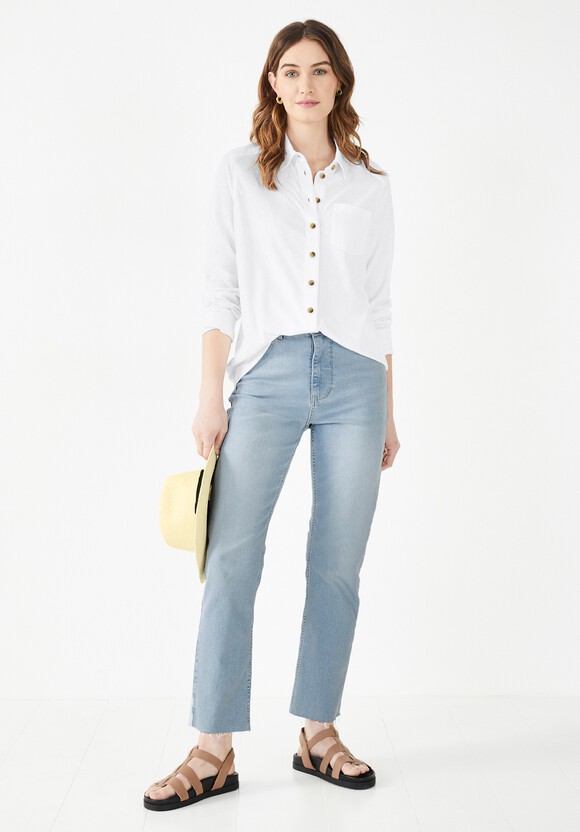 Cotton-Blend Jersey Shirt