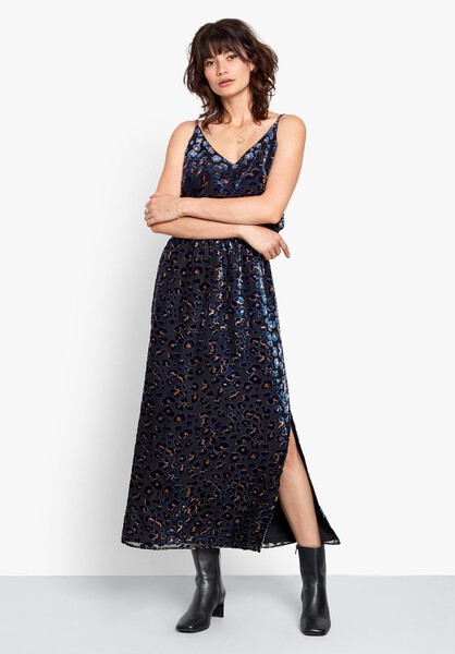 Devore Leopard Maxi Skirt