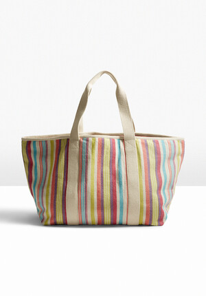 Sasha Stripe Tote Bag