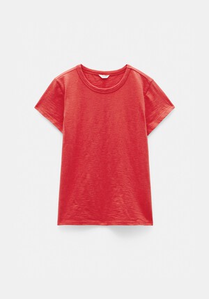 Slim Fit Slub Crew T-Shirt