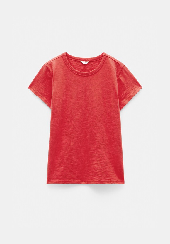Slim Fit Slub Crew T-Shirt