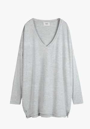 V Neck Wide Jersey Top 