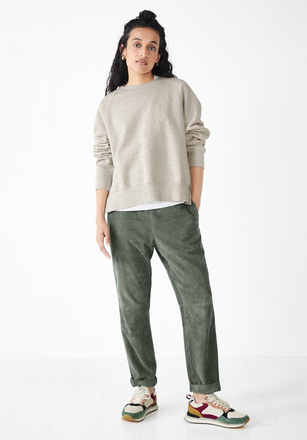 Elysia Suede Joggers