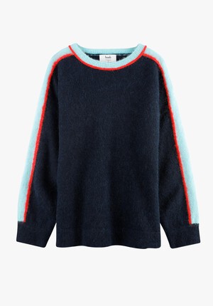 Micah Stripe Sleeve Jumper