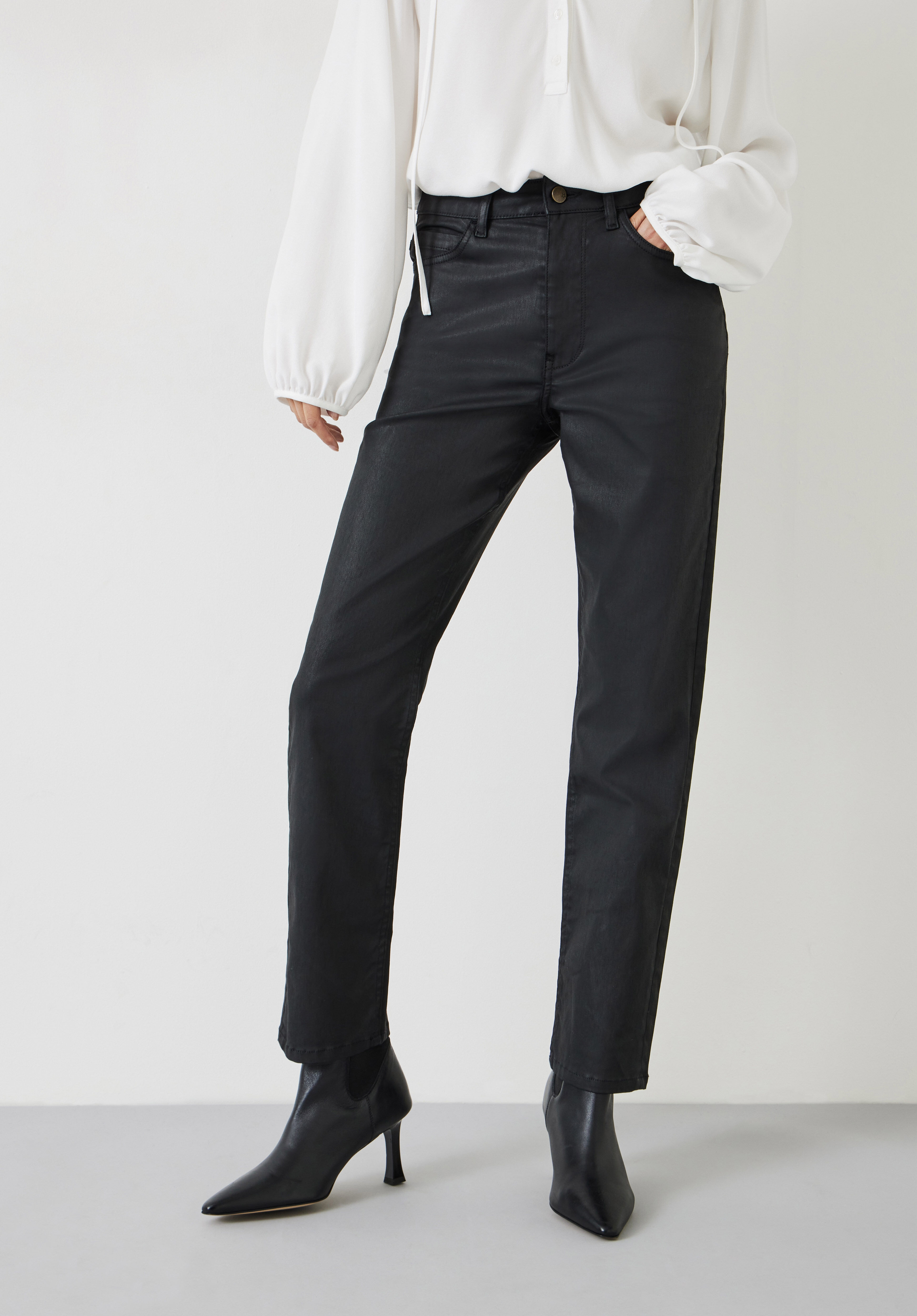 Wallis coated jeans best sale