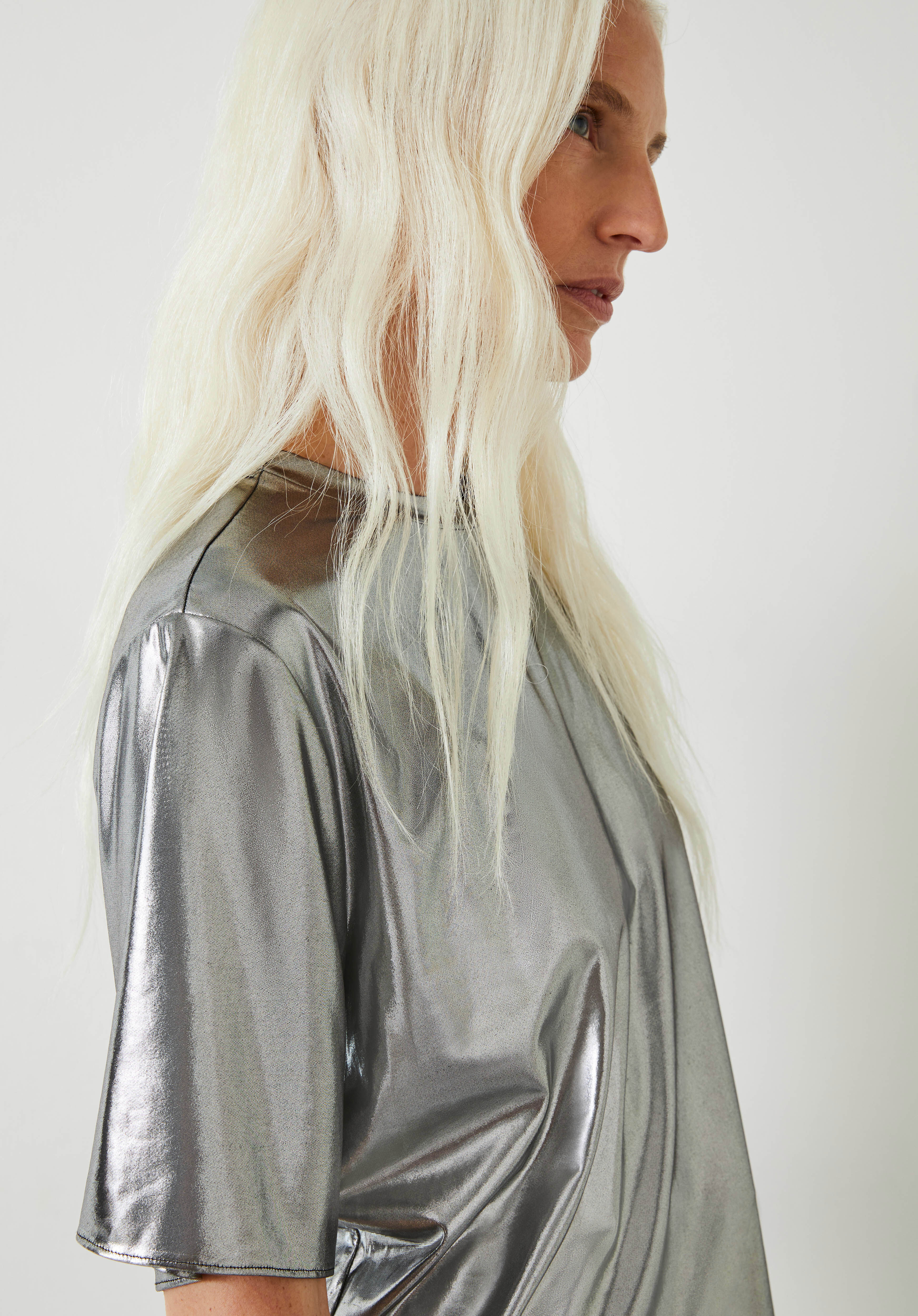 Metallic shirt sales